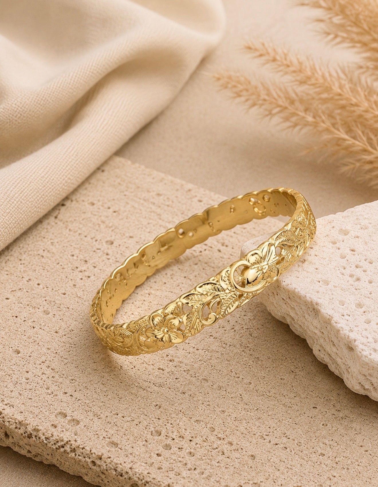 plumeria bangle