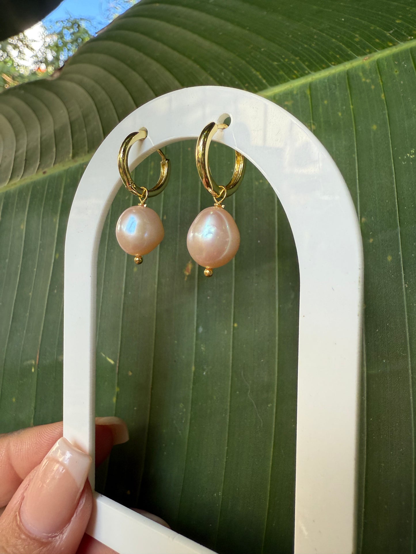 blush baby earring
