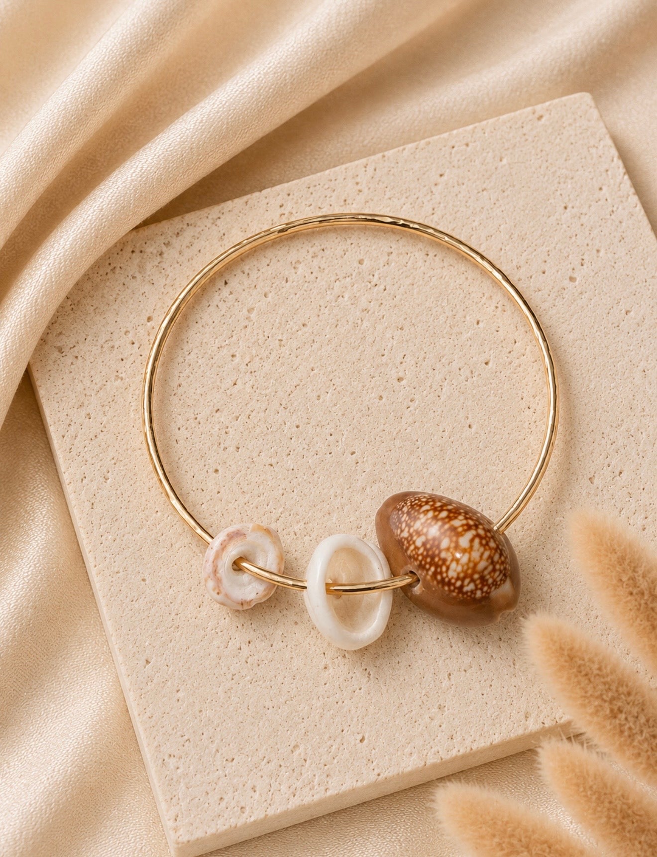cowrie current bangle