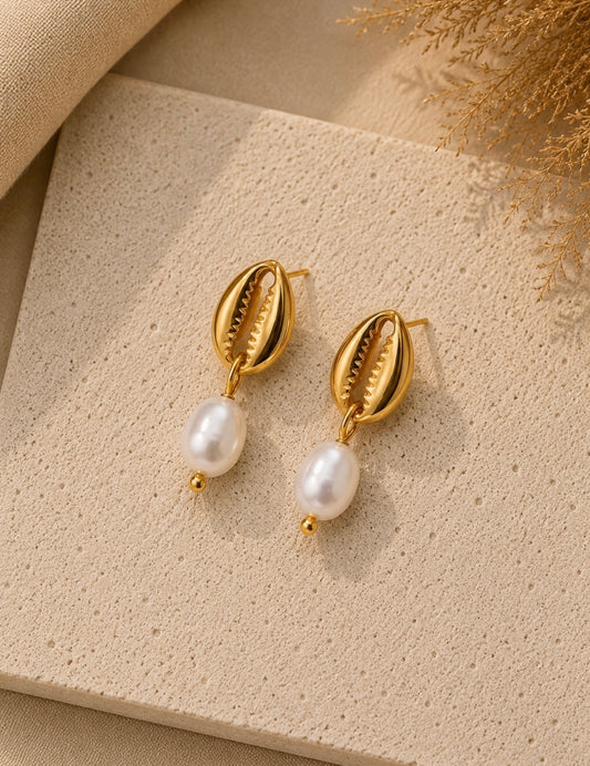 cowrie fresh earrings