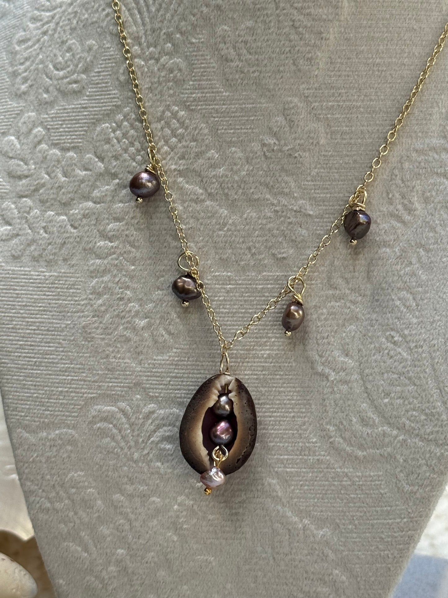 Puka Cowrie Necklace