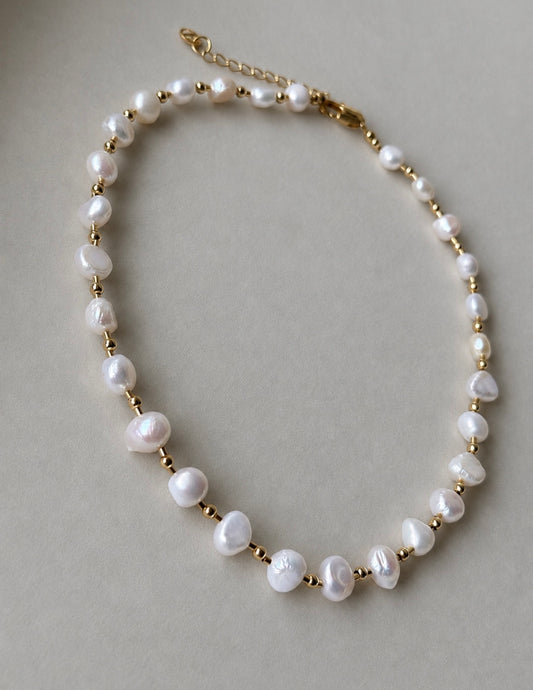 pearl halo necklace