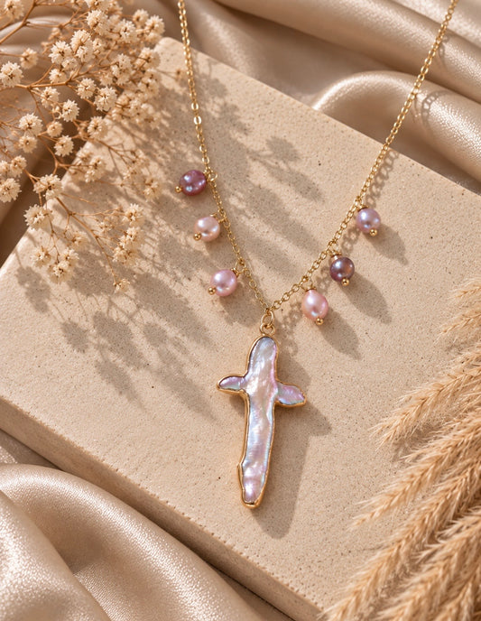 pearl prayer necklace