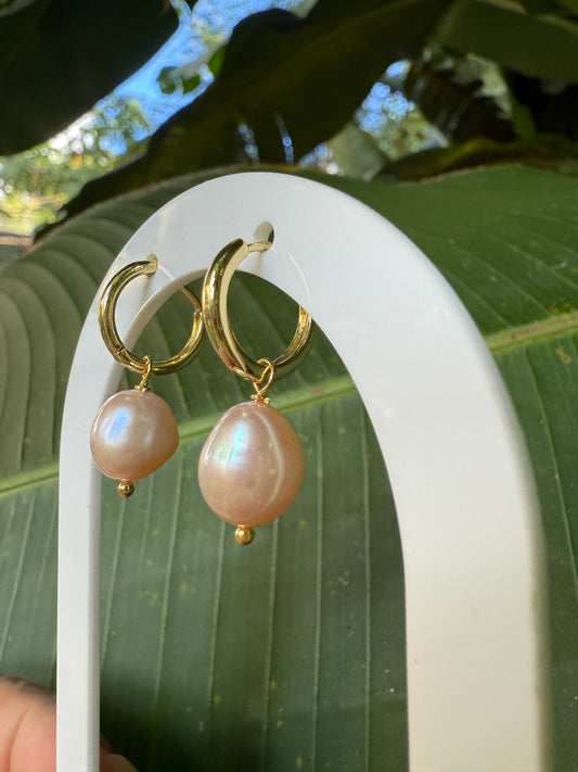 blush baby earring