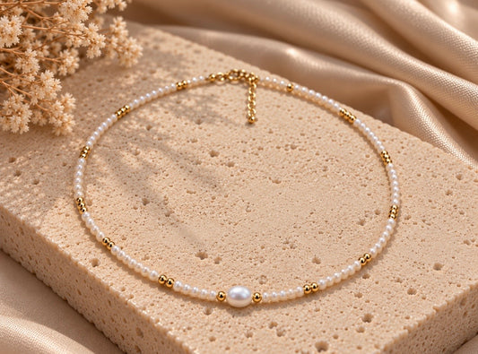 seafoam necklace