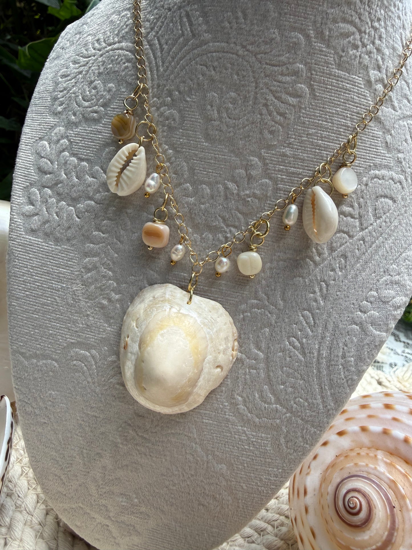 Moonwash ‘Opihi Necklace