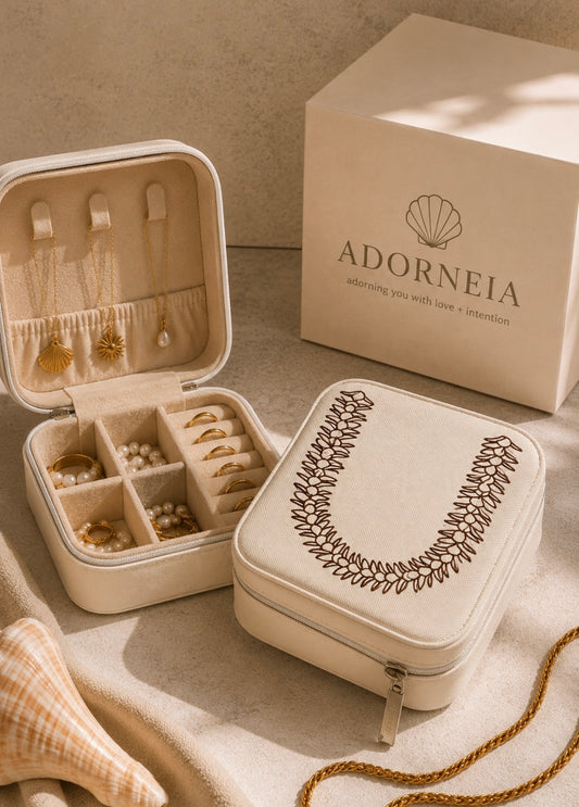 tuberose lei jewelry case