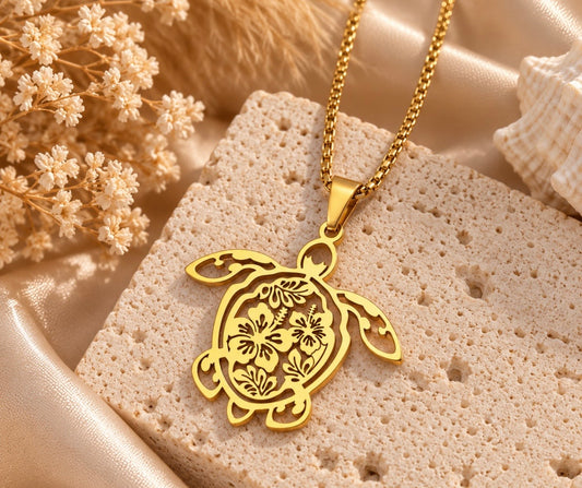 honu blossom necklace