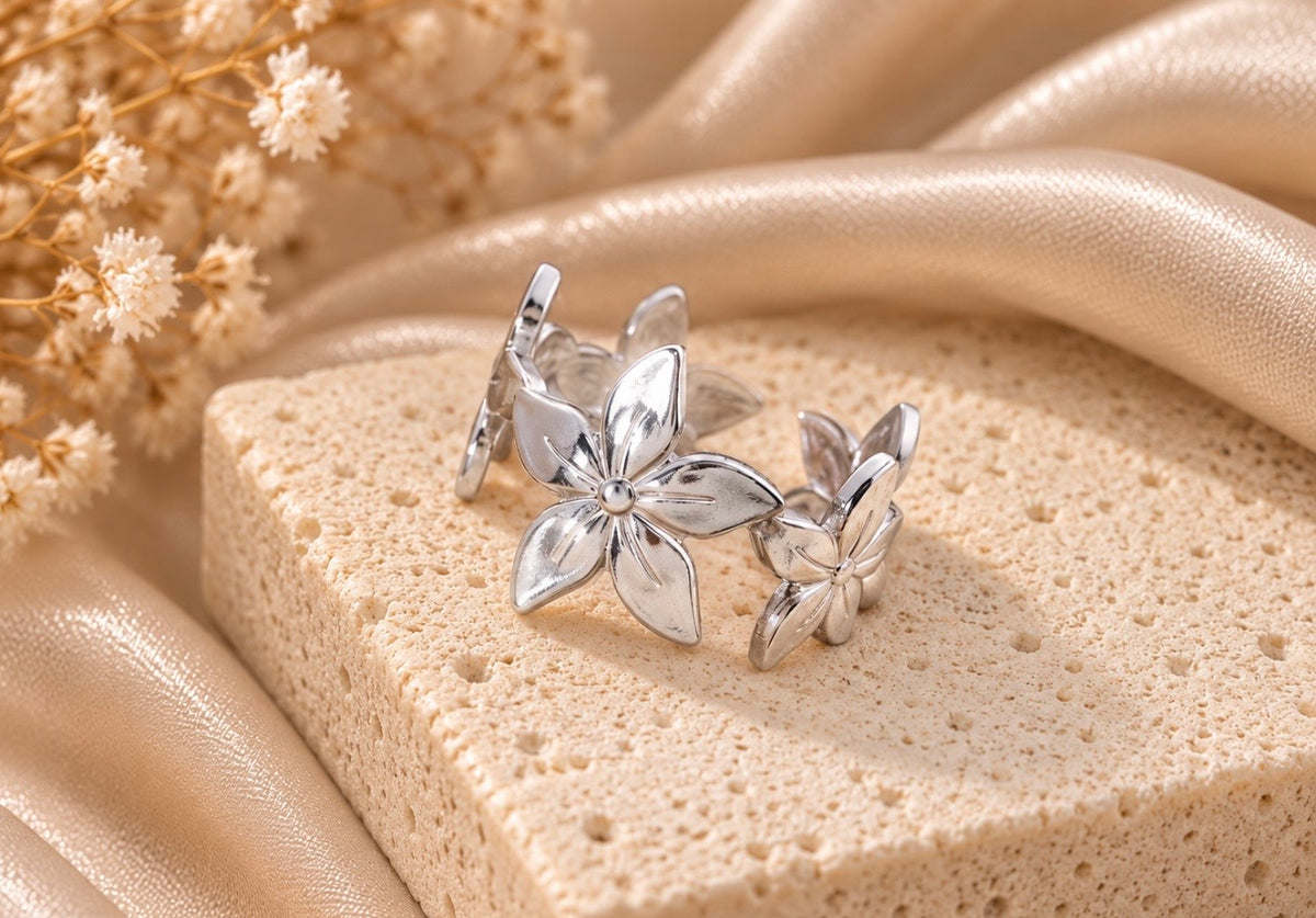 pua pua silver ring