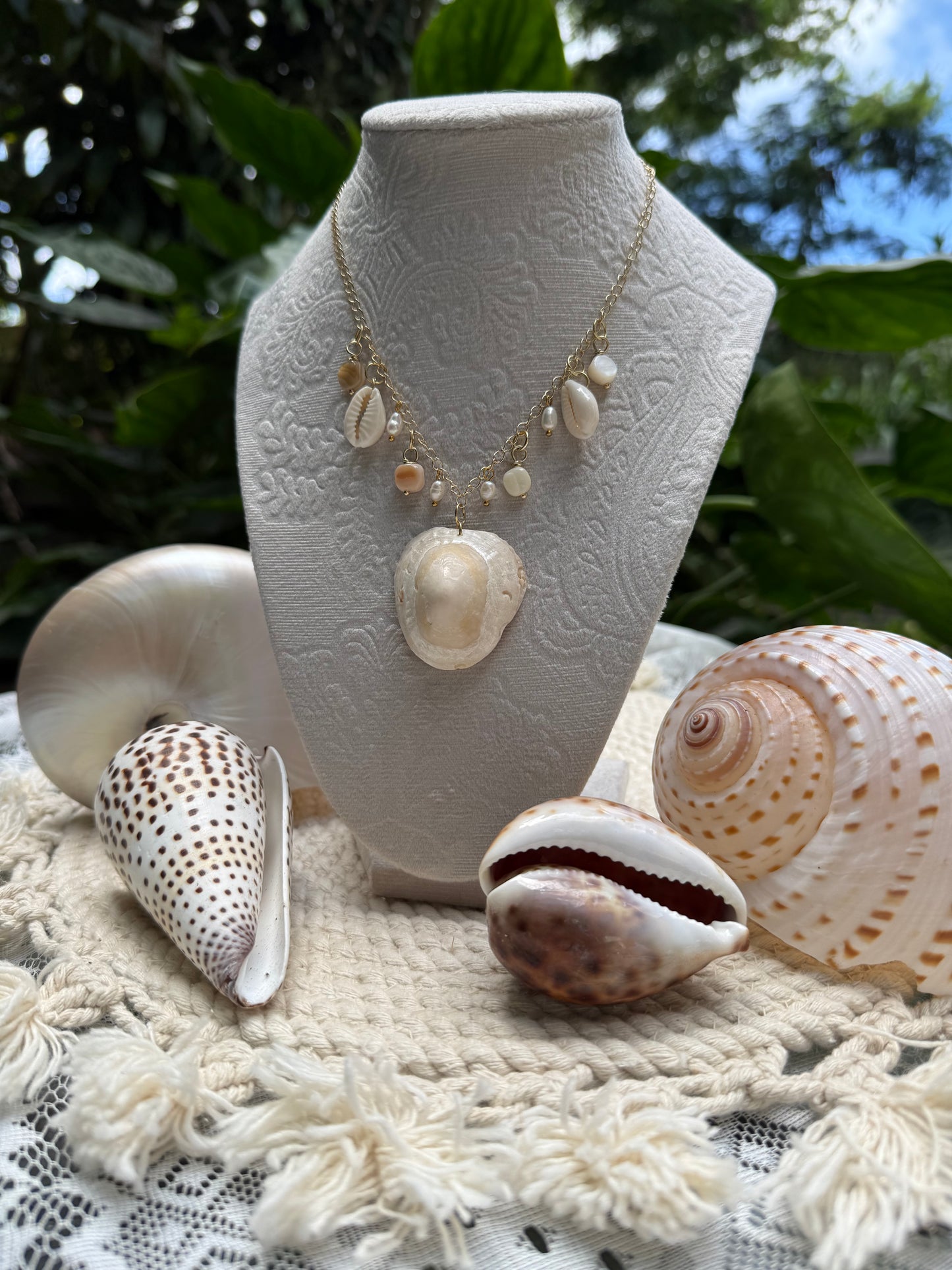 Moonwash ‘Opihi Necklace
