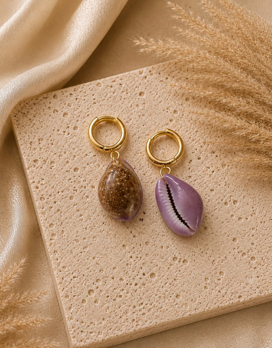 purple cowrie huggies