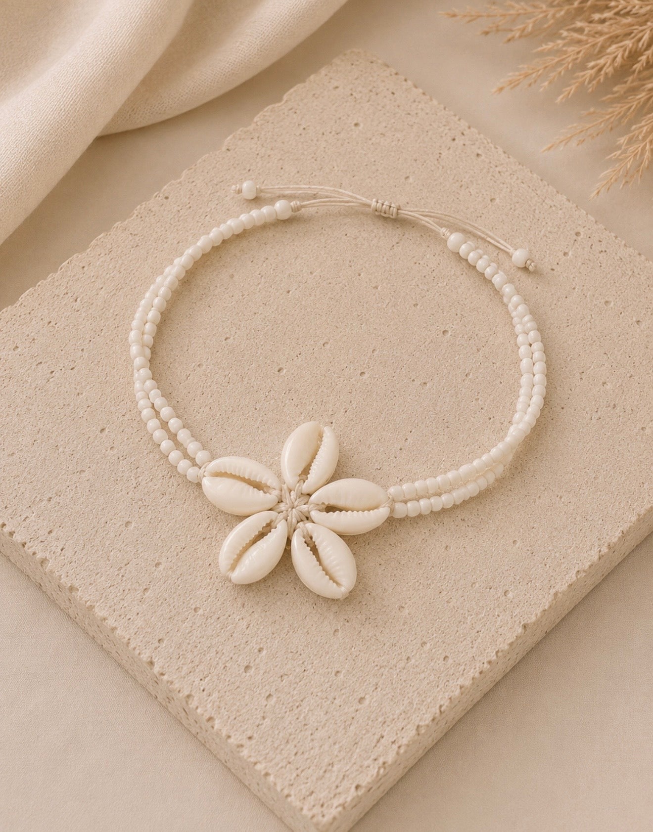 cowrie pua anklet