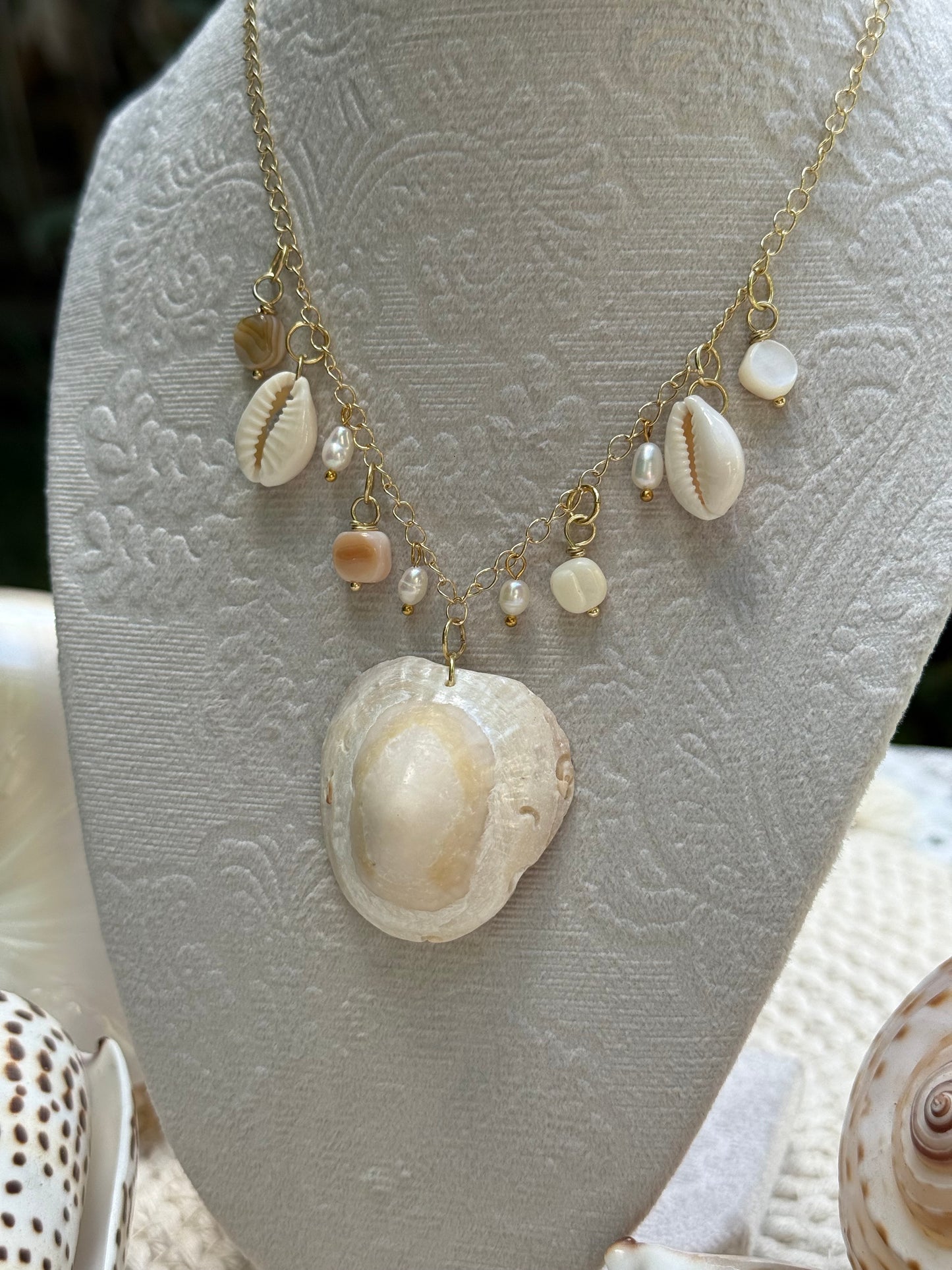 Moonwash ‘Opihi Necklace